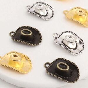 Cowboy hat charms